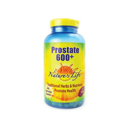 Nature s Life Prostate Maintain 600 Plus Formula for Men | L-Glutamic Acid L-Alanine Glycine & Saw Palmetto Pumpkin Seed & Pygeum Bark | 250 CT - 040647006164