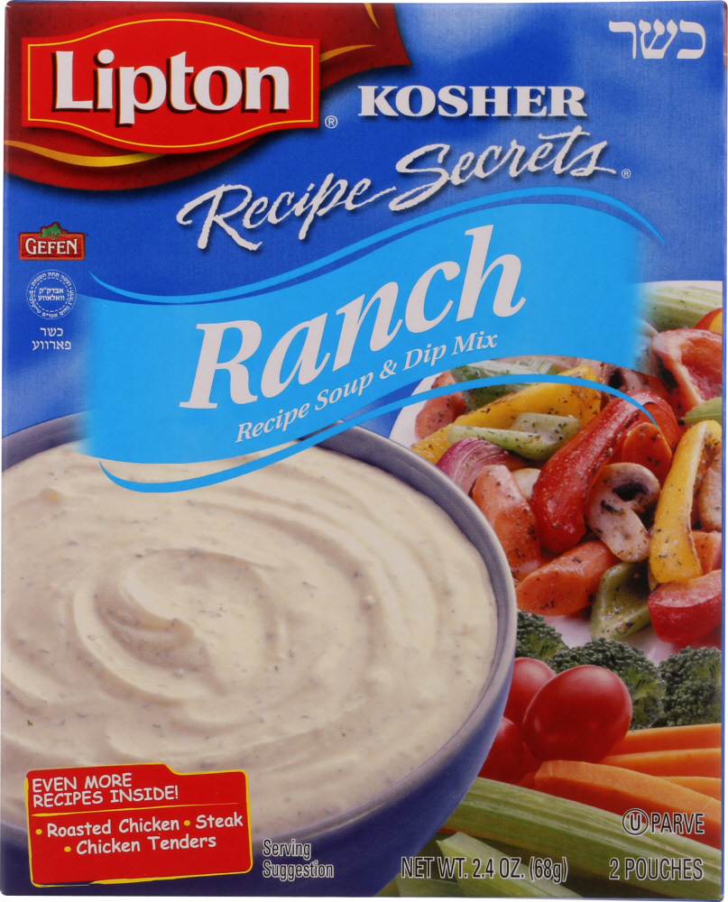 LIPTON KOSHER: Recipe Secrets Ranch, 2.4 oz - 0041000005756