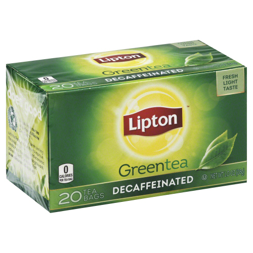 LIPTON: Green Tea Decaffeinated, 20 bg - 0041000008139