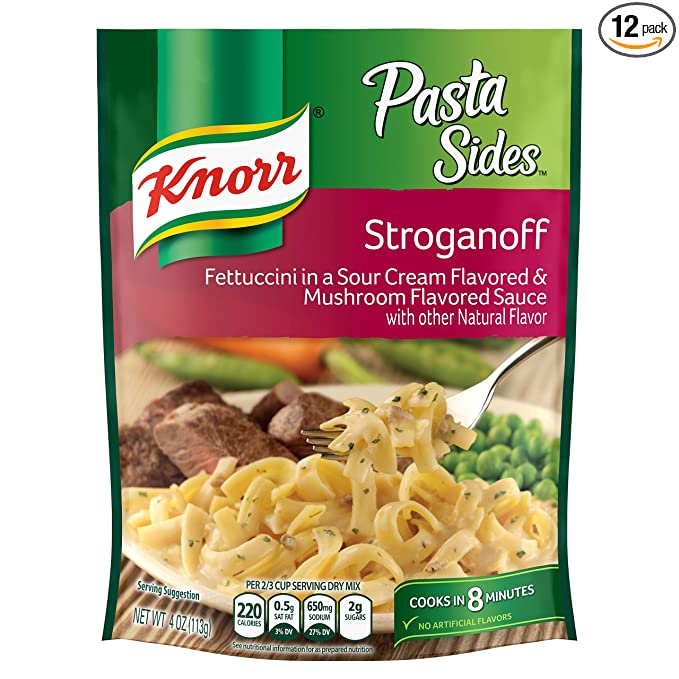  Knorr Pasta Side Dish, Stroganoff, 4 oz Pack of 12  - 041000022548