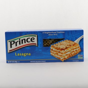 Prince, enriched macaroni product, lasagna - 0041129020609