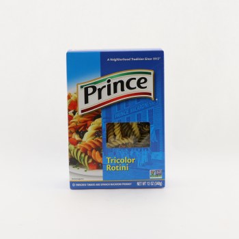 Prince, tricolor rotini, enriched tomato & spinach macaroni product - 0041129840535