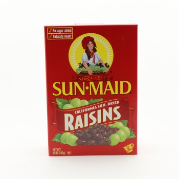 California sun-dried raisins - 0041143124604