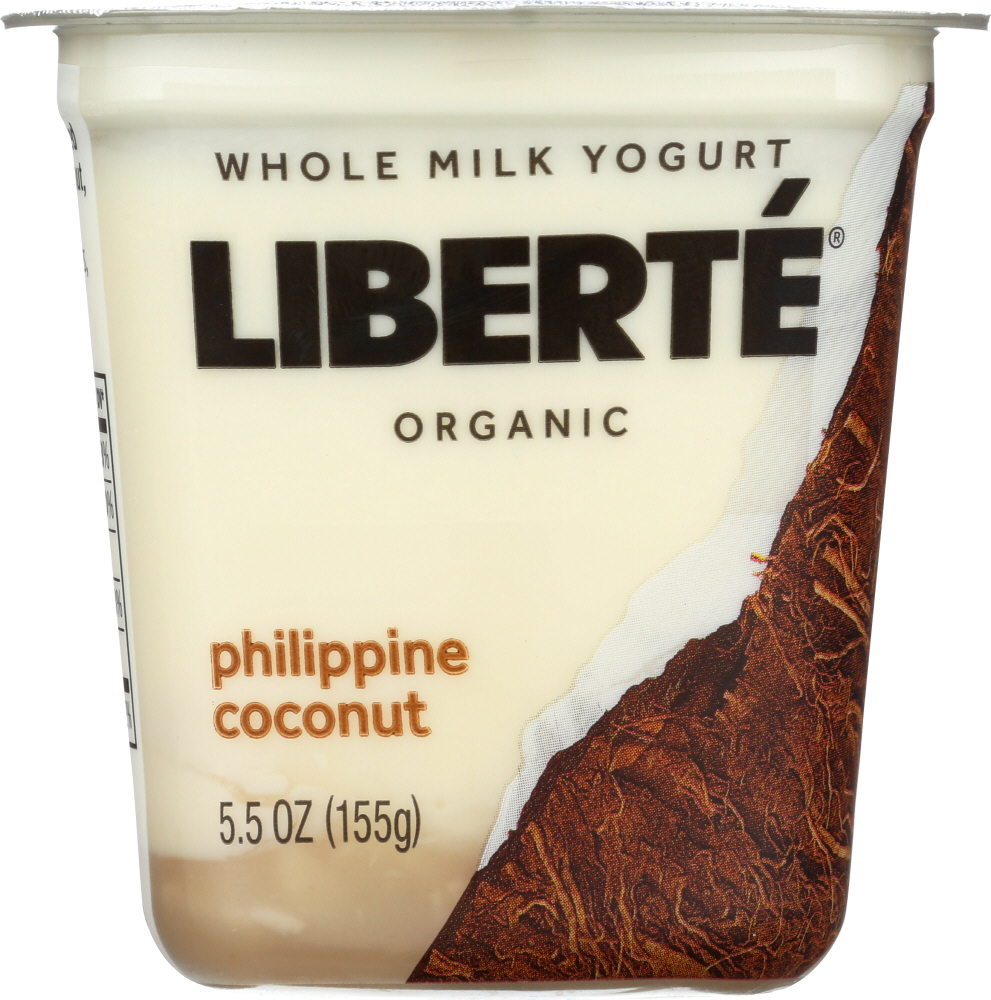 Liberte Philippine Coconut Organic Whole Milk Yogurt Cup - 00041148473752