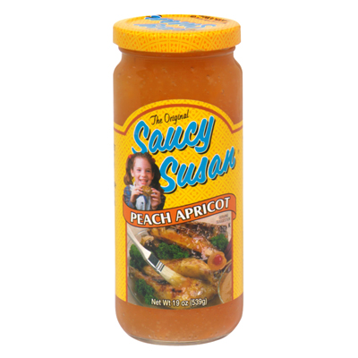 SAUCY SUSAN: Sauce Peach Apricot Original, 19 oz - 0041153000066
