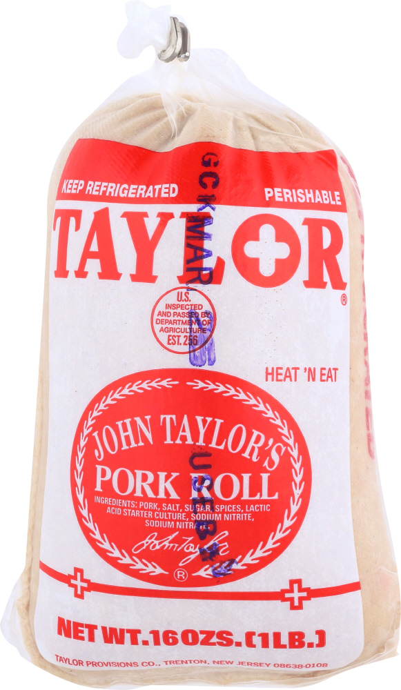 DIETZ AND WATSON: John Taylor’s Pork Roll, 16 oz - 0041208010408
