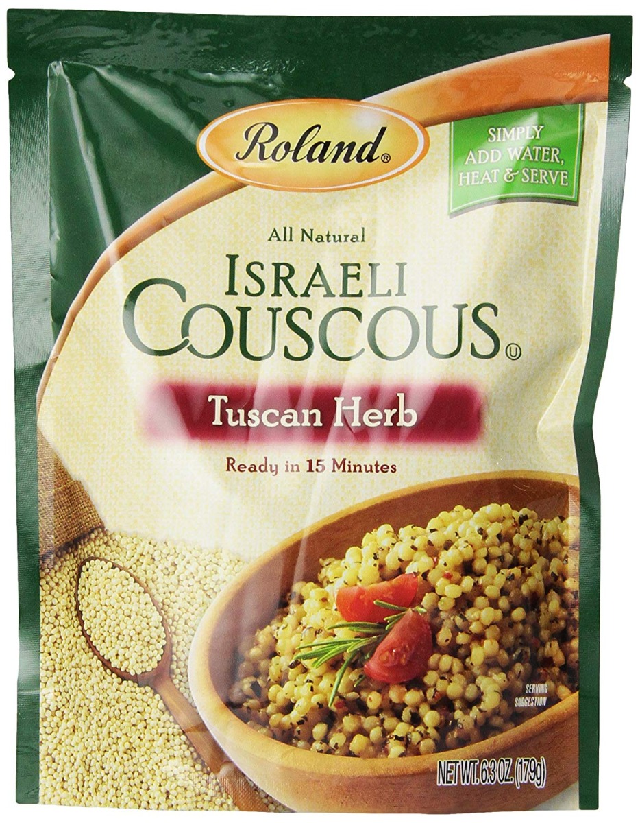 ROLAND: Tuscan Herb Seasoned Israeli Couscous, 6.3 oz - 0041224720107