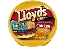  LLOYDS BBQ CHICKEN 16 OZ TUB PACK OF 2  - 041226165920