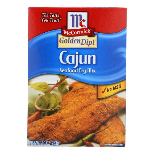 Mccormick, Golden Dipt, Cajun Seafood Fry Mix - 041234710914