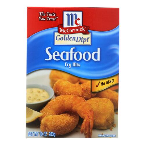 Mccormick, Golden Dipt, Seafood Fry Mix - Case Of 8 - 10 Oz - 041234809113