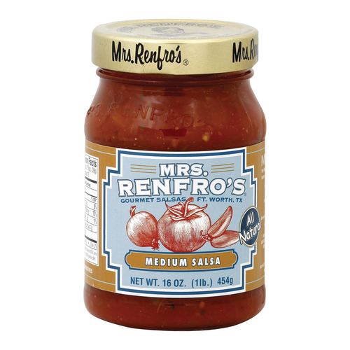 Mrs. Renfro's Fine Foods Salsa Medium - Case Of 6 - 16 Oz. - 0041235000687