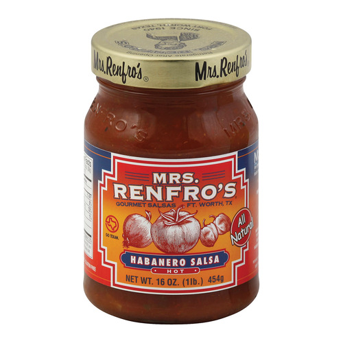 MRS RENFRO’S: Gourmet Habanero Salsa Hot, 16 oz - 0041235000700