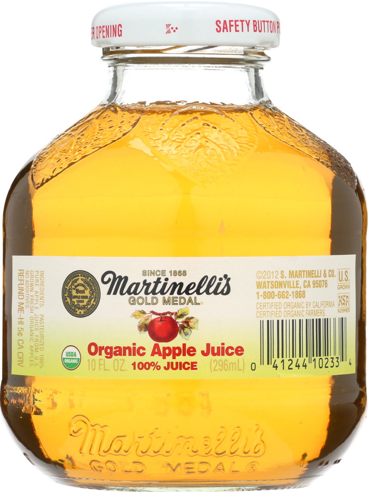 MARTINELLI: 100% Apple Juice, 10 oz - 0041244102334