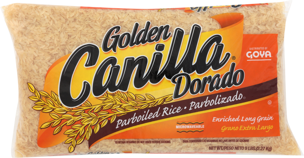  Goya Golden Canilla Long Grain Parboiled Rice, 5 Pound  - 041331026291