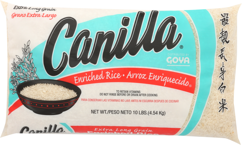 GOYA: Rice Canilla Long Grain, 10 lb - 0041331026376