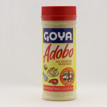 Goya, adobo all purpose seasoning with pepper - 0041331038270