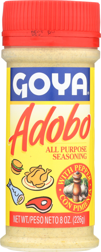 GOYA: Adobo All Purpose Seasoning with Pepper, 8 oz - 0041331038287