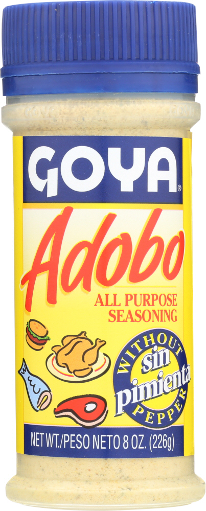 GOYA Adobo Seasoning All Purpose without Pepper, 8 oz - 0041331038294