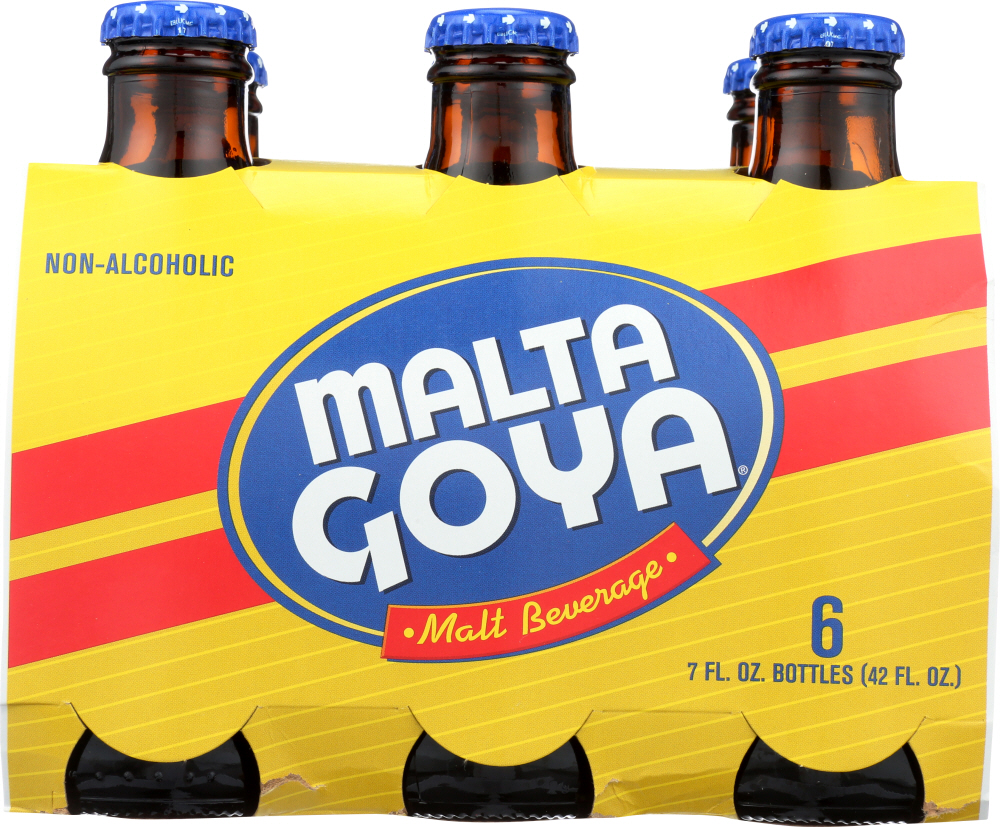 GOYA: Non Alcoholic Malt Beverage 6 Pack, 42 oz - 0041331040068