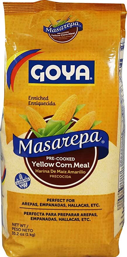  Goya Masarepa Pre-Cooked Yellow Corn Meal, 35.20 Ounce  - 041331050739