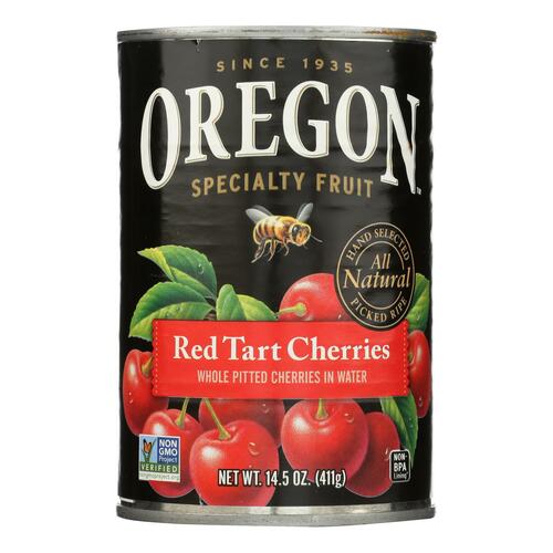 OREGON: Red Tart Cherries In Water, 14.5 oz - 0041345517181