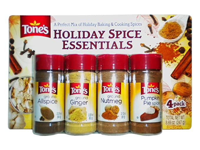  Tone's Holiday Spice Essentials 4 Pack  - 041351000646