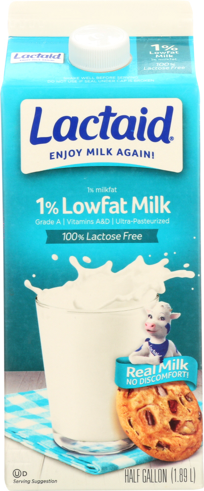 100% Lactose Free 1% Lowfat Milk - 041383090226