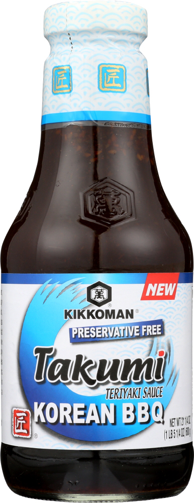 KIKKOMAN: Takumi Korean BBQ Sauce, 21.25 oz - 0041390014666