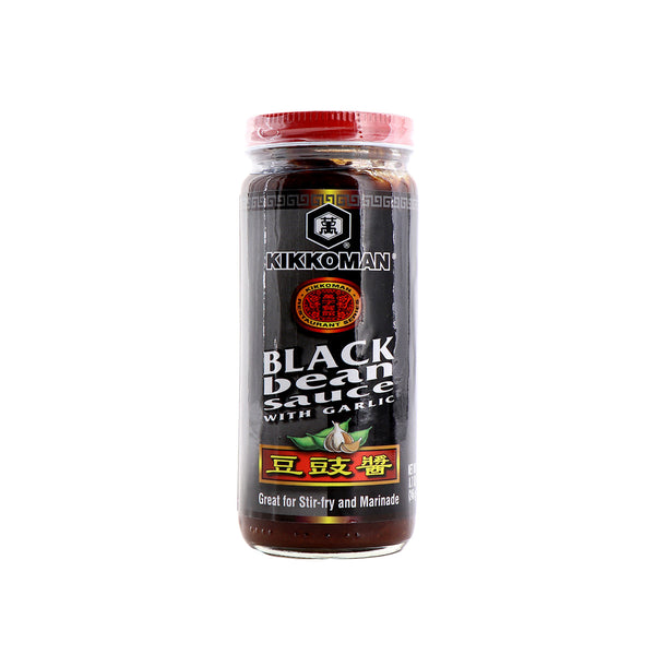 Kikkoman, black bean sauce with garlic - 0041390015526