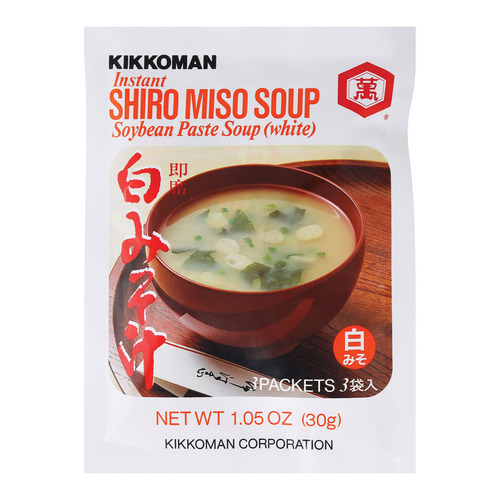Kikkoman Soup - Instant Shiro Miso - Case Of 24 - 1.05 Oz - 041390030635