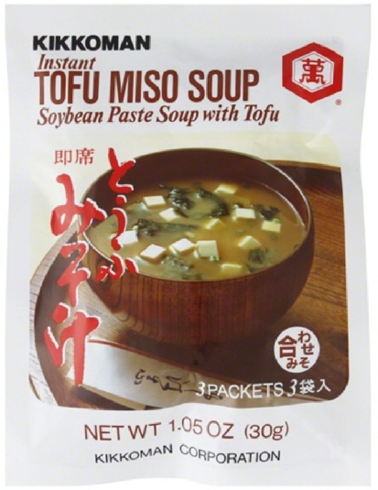 KIKKOMAN: Instant Tofu Miso Soup Mix, 1.05 oz - 0041390030703