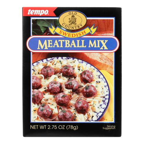 TEMPO: Mix Seasoning Meatball Swedish, 2.75 oz - 0041409000307