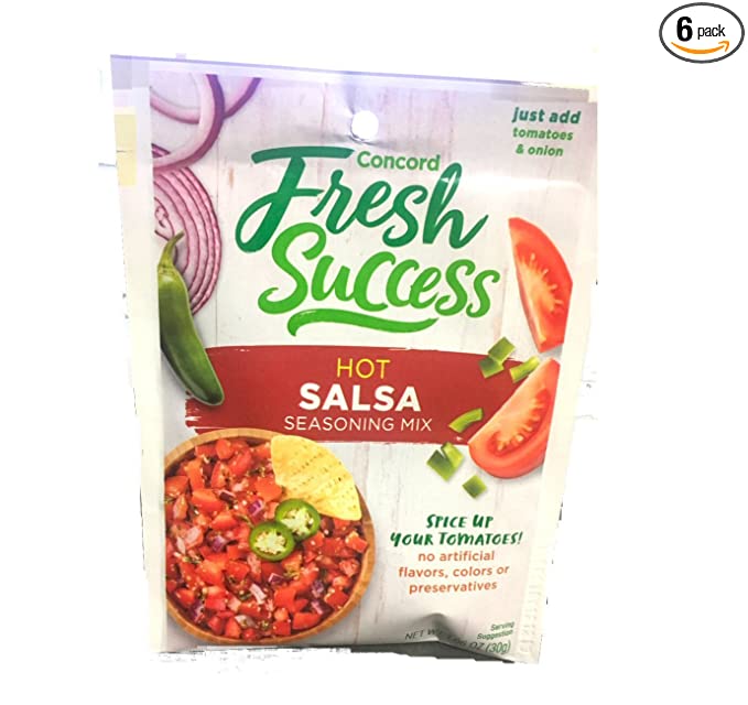 Concord Foods, Salsa Seasoning Mix, Hot - 041409002301