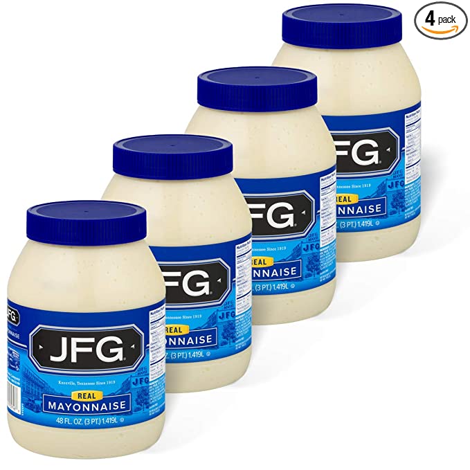  JFG Real Mayonnaise 48 oz. Jar (Pack of 4)  - 041410307488