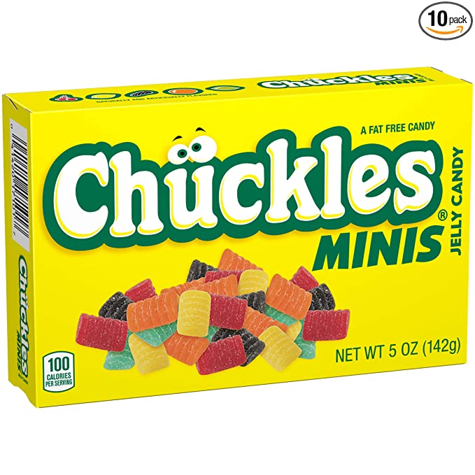  Chuckles Minis Jelly Candy, 5 Ounce, Pack of 10  - 041420999796