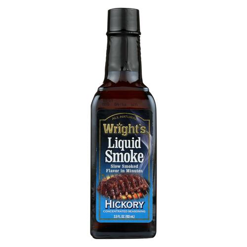 WRIGHTS HICKORY: Hickory Liquid Smoke, 3.5 oz - 0041421177452