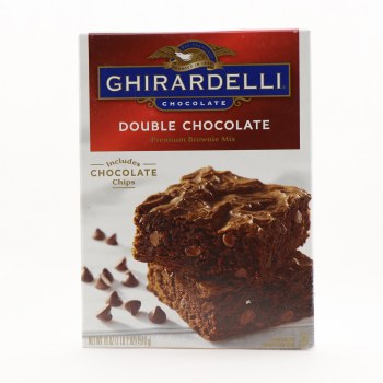 Double chocolate premium brownie mix, double chocolate - 0041449300221