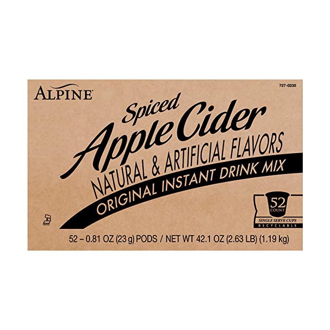  Alpine Spiced Cider Single Serve Cups (52 Count)  - 041449475103
