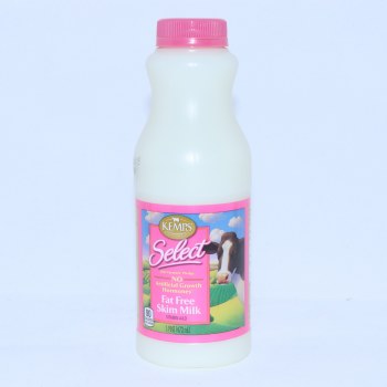Kemps, select fat free skim milk - 0041483024336
