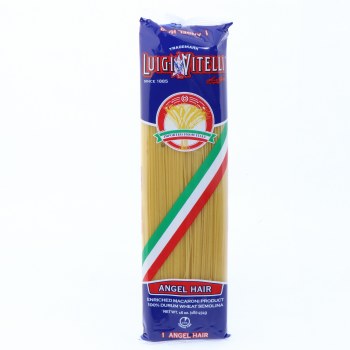 Luigi vitelli, angel hair, enriched macaroni product - 0041486000016