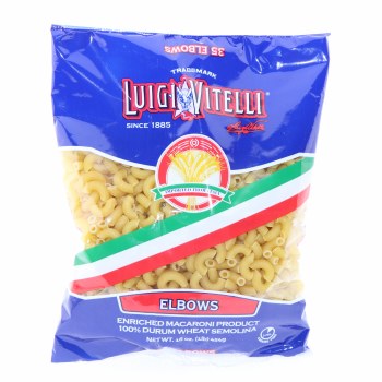Luigi vitelli, elbows, enriched macaroni product - 0041486000351