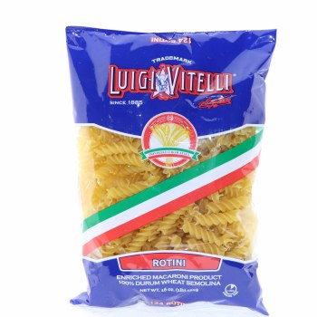 Luigi Vitelli, Rotini Pasta, Enriched Macaroni Product - 0041486001242