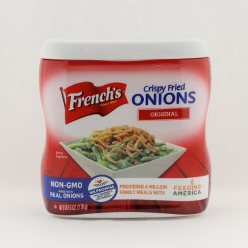 French's, crispy fried onions, original - 0041500220208
