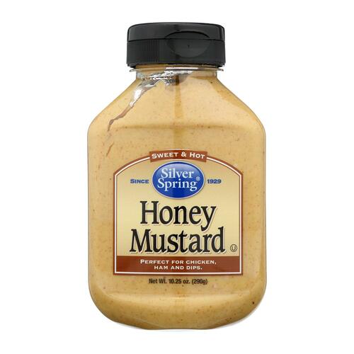 Silver Spring Squeeze - Mustard - Honey - Case Of 9 - 10.25 Oz - 041543150210