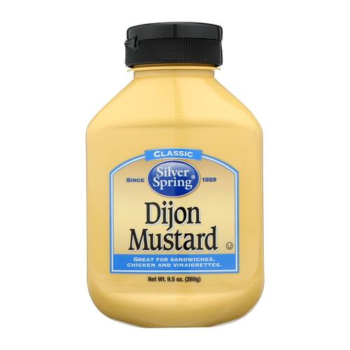 Silver Spring Mustard - Dijon - Squeeze - Case Of 9 - 9.5 Oz - 041543150234