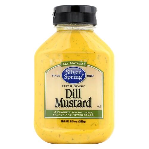 Silver Spring Mustard - Spring Squeeze - Dill - Case Of 9 - 9.5 Oz - 041543150241