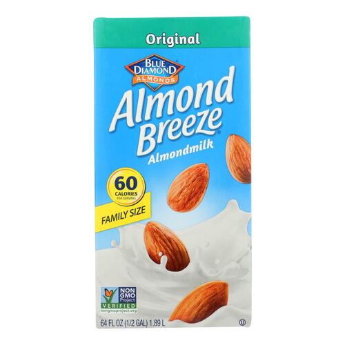 BLUE DIAMOND: Almond Breeze Almond Milk Original, 64 oz - 0041570052440