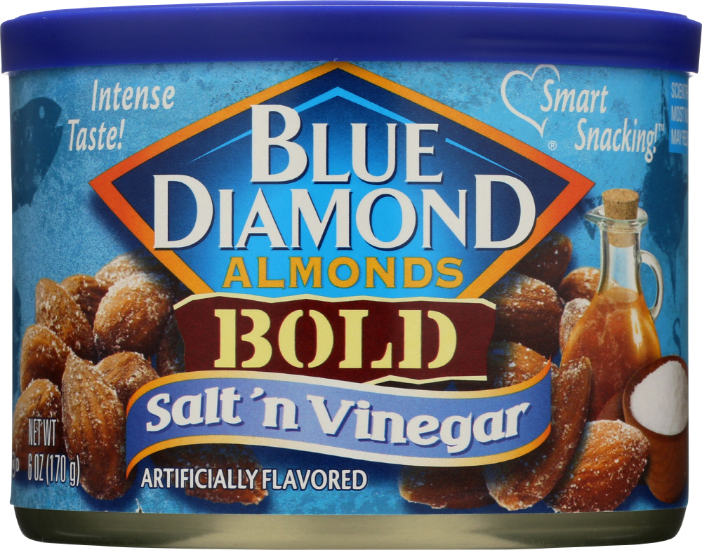 BLUE DIAMOND: Bold Almonds Salt ‘n Vinegar, 6 oz - 0041570053386