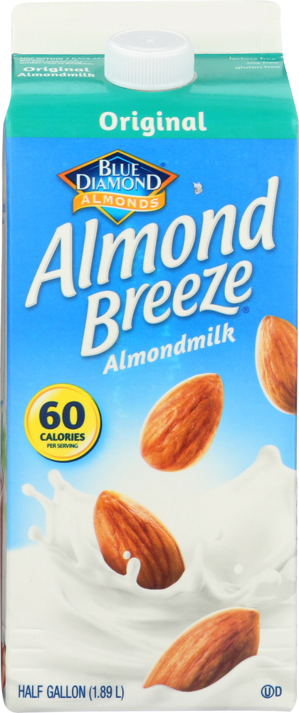 BLUE DIAMOND: Almond Breeze Almondmilk Original, 64 oz - 0041570056172