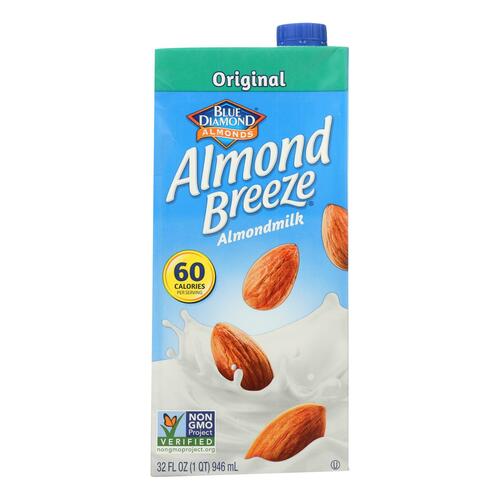 BLUE DIAMOND: Almond Breeze Original Almondmilk , 32 oz - 0041570068274